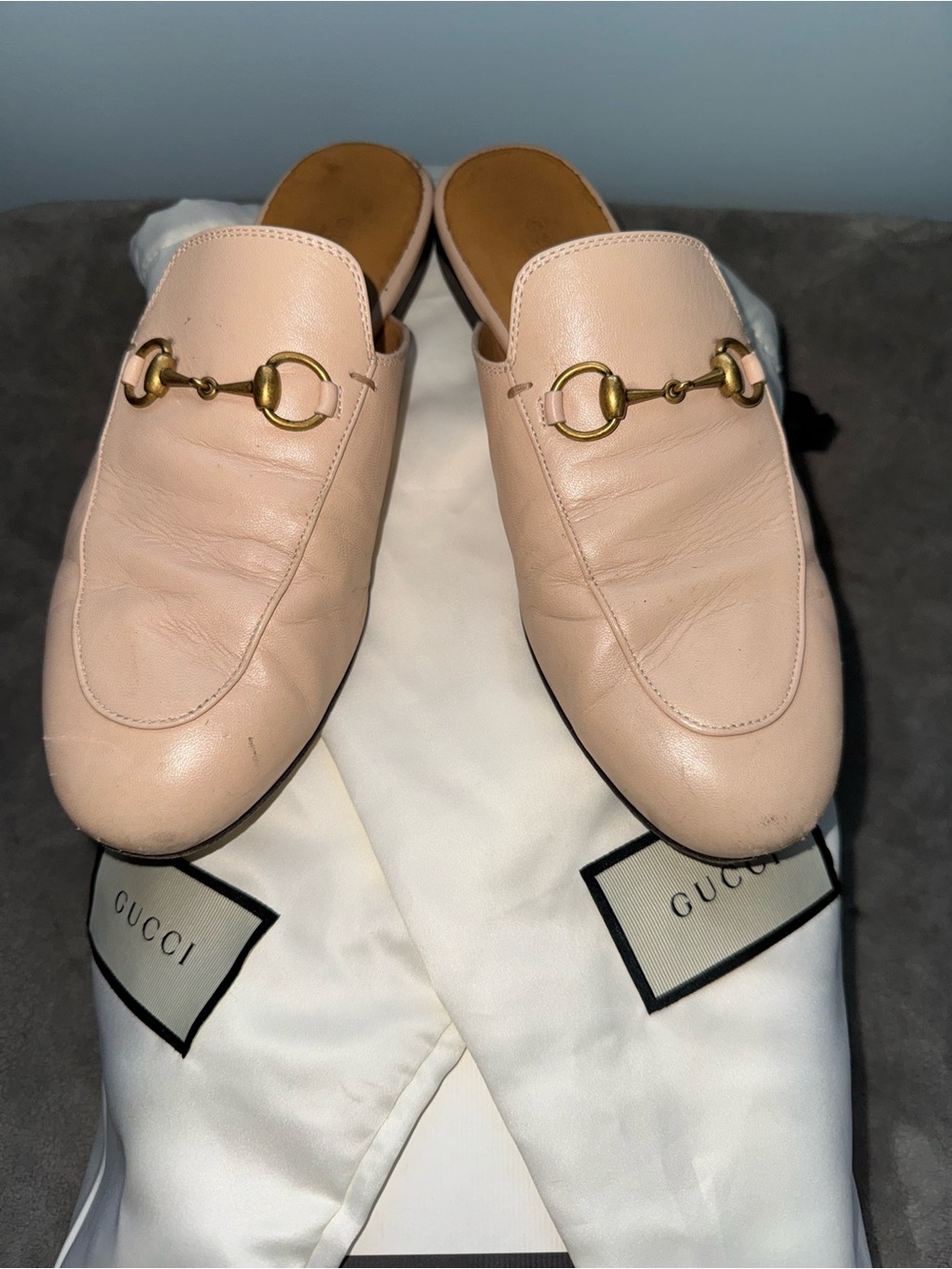 Gucci Princetown Slippers in Rose | Rare & Discontinued Colorway | Size 37/7